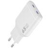 МЗП WIWU G035 Essen PD65W GaN (2USB-C) White