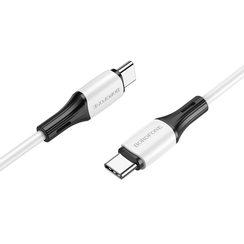 Дата кабель Borofone BX79 Type-C to Type-C 60W (1m) Білий - Зображення 2