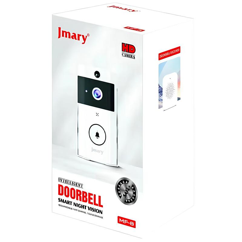 Видеодомофон Jmary MF-8 Smart video intercom 800 mAh White - Зображення 4